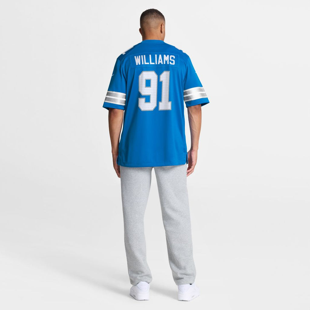 Tyleik Williams Detroit Lions Nike Team Game Jersey - Blue