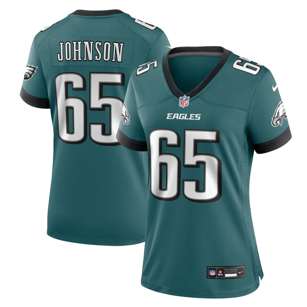 Lane Johnson Philadelphia Eagles Nike Women's Alternate Game Jersey - Kelly Green