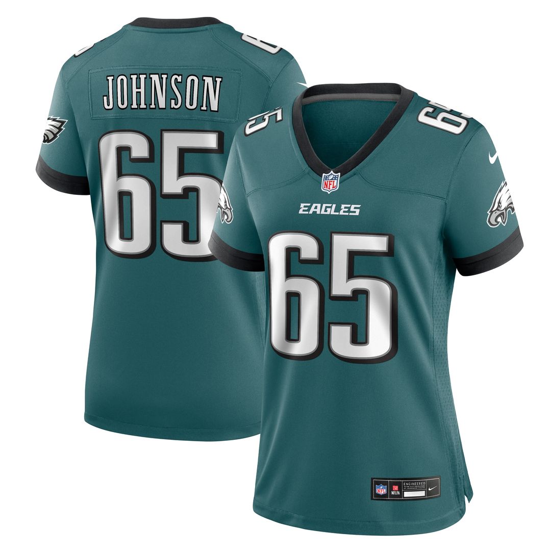 Lane Johnson Philadelphia Eagles Nike Women's Alternate Game Jersey - Kelly Green