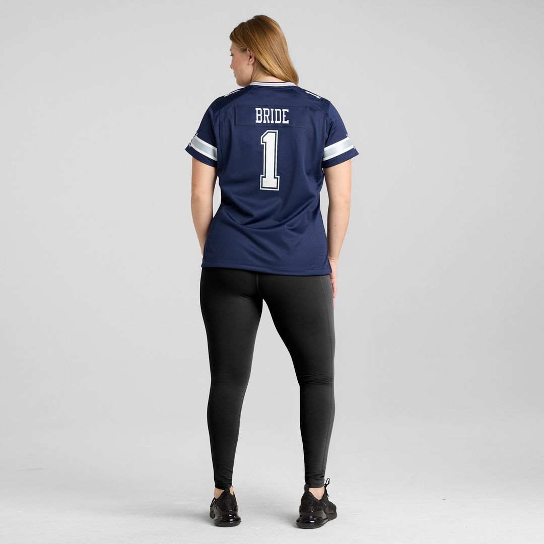 Number 1 Bride Dallas Cowboys Nike Women's Game Jersey - Navy