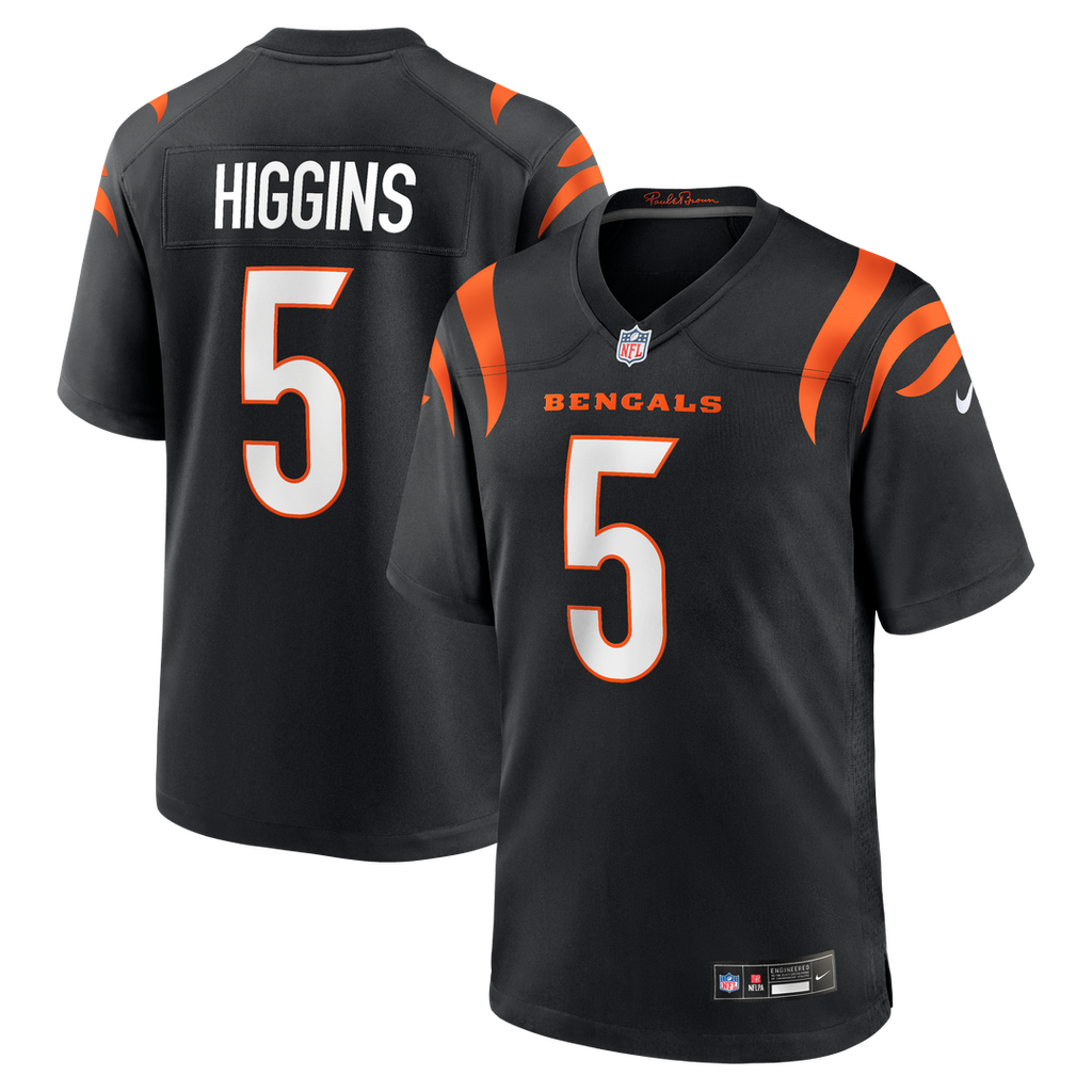 Tee Higgins Cincinnati Bengals Nike Game Player Jersey - Black