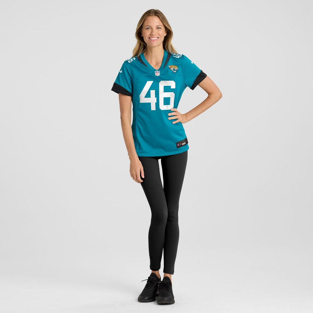Ross Matiscik Jacksonville Jaguars Nike Women's Game Jersey - Teal