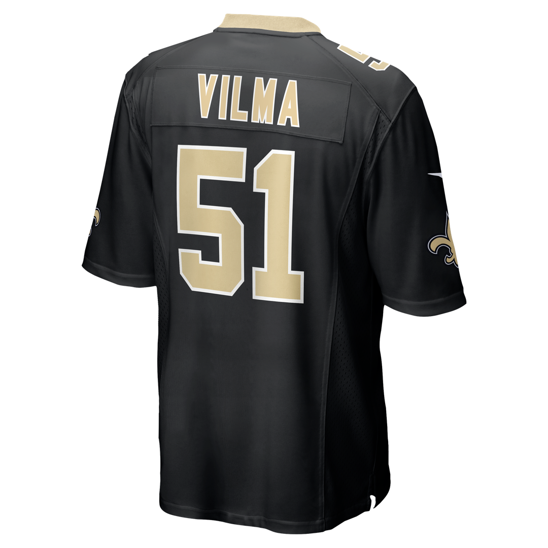 Jonathan Vilma New Orleans Saints Nike Game Retired Player Jersey - Black