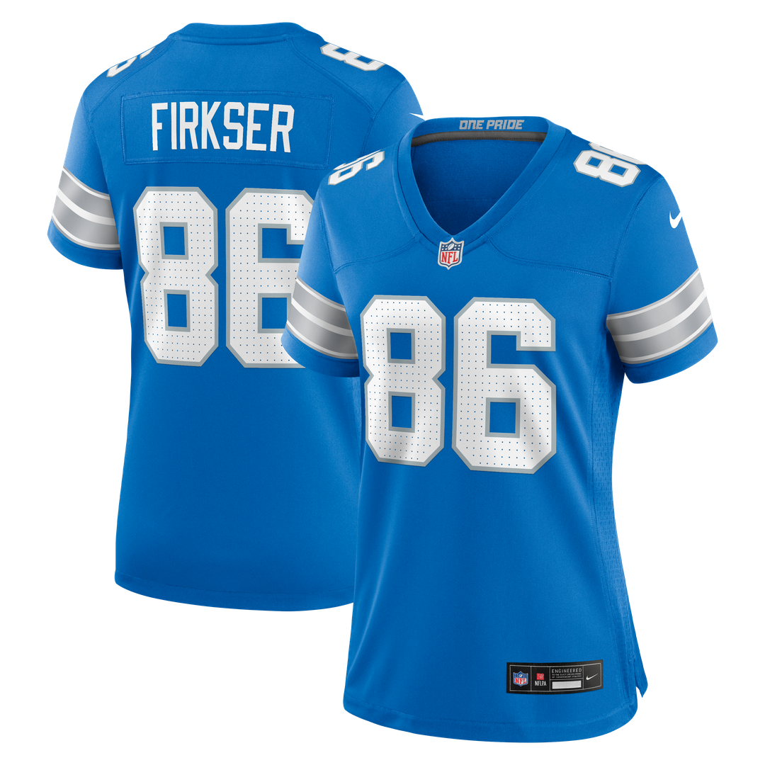 Anthony Firkser Detroit Lions Nike Women's Team Game Jersey -  Blue