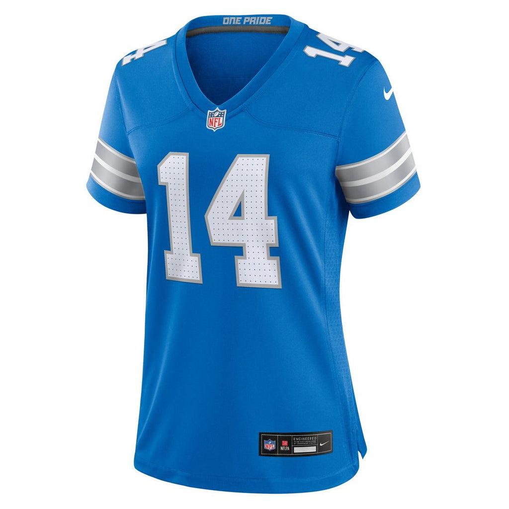 Amon-Ra St. Brown Detroit Lions Nike Women's White Game Jersey - White