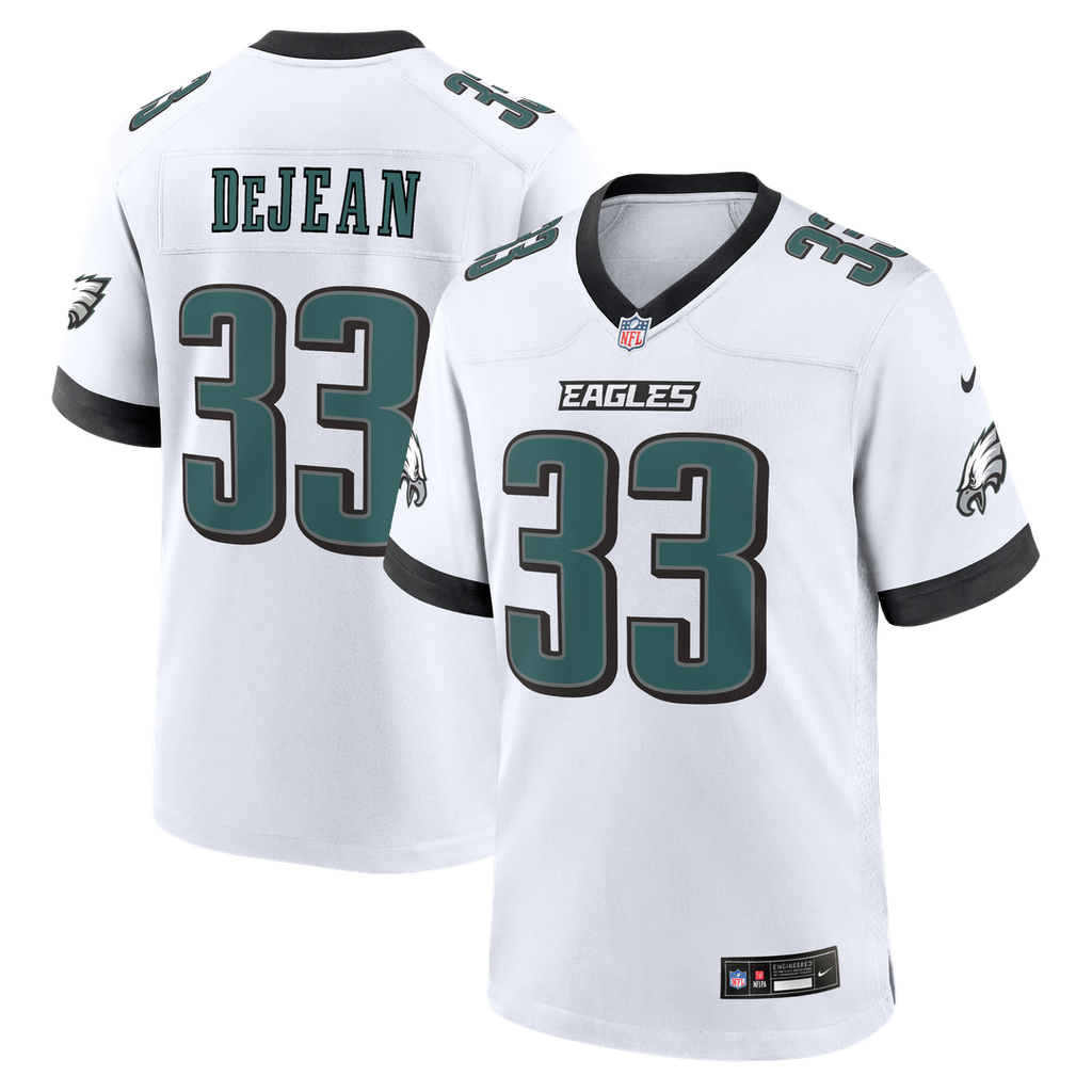 Cooper DeJean Philadelphia Eagles Nike Game Jersey -  White