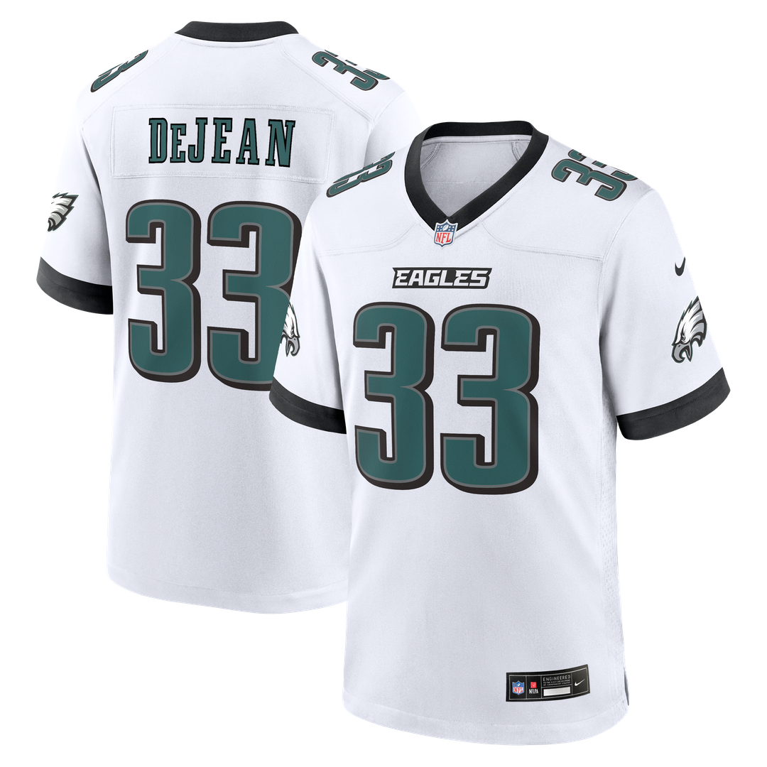Cooper DeJean Philadelphia Eagles Nike Game Jersey -  White