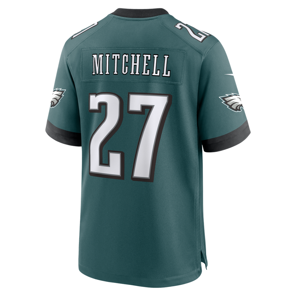 Quinyon Mitchell Philadelphia Eagles Nike Team Game Jersey -  Midnight Green