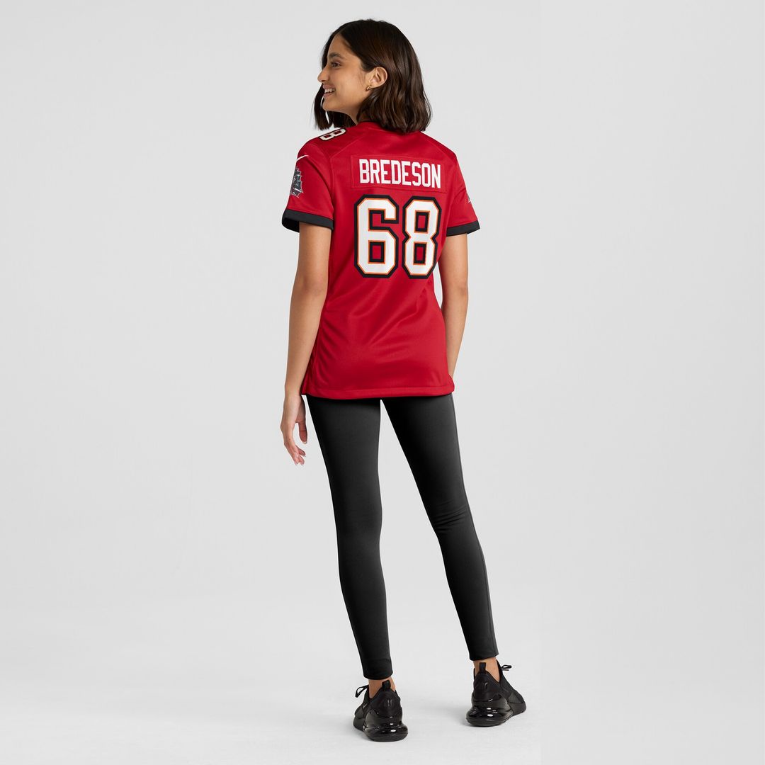 Ben Bredeson Tampa Bay Buccaneers Nike Women's  Game Jersey -  Red