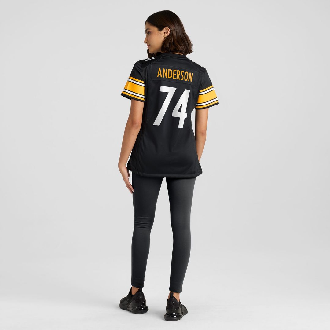 Spencer Anderson Pittsburgh Steelers Nike Women's  Game Jersey -  Black