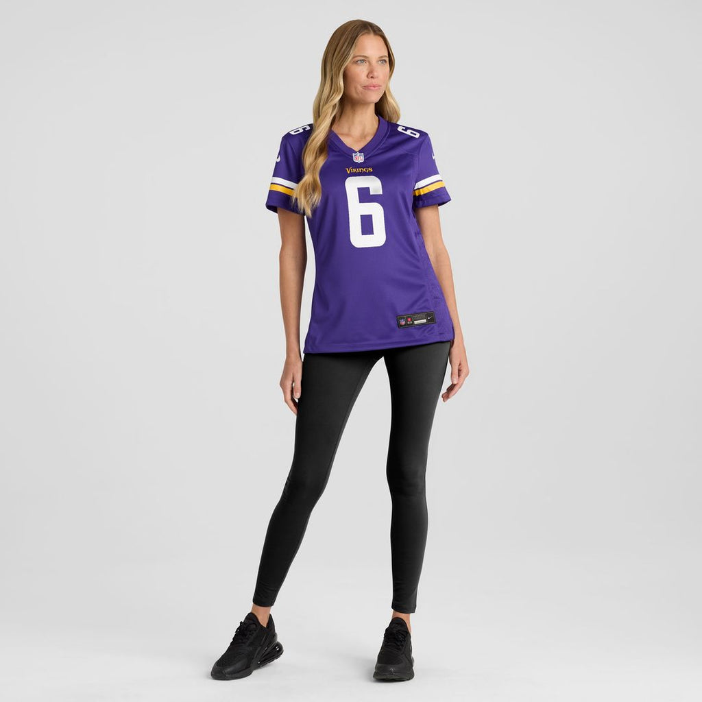 Brian Asamoah II Minnesota Vikings Nike Women's  Game Jersey -  Purple