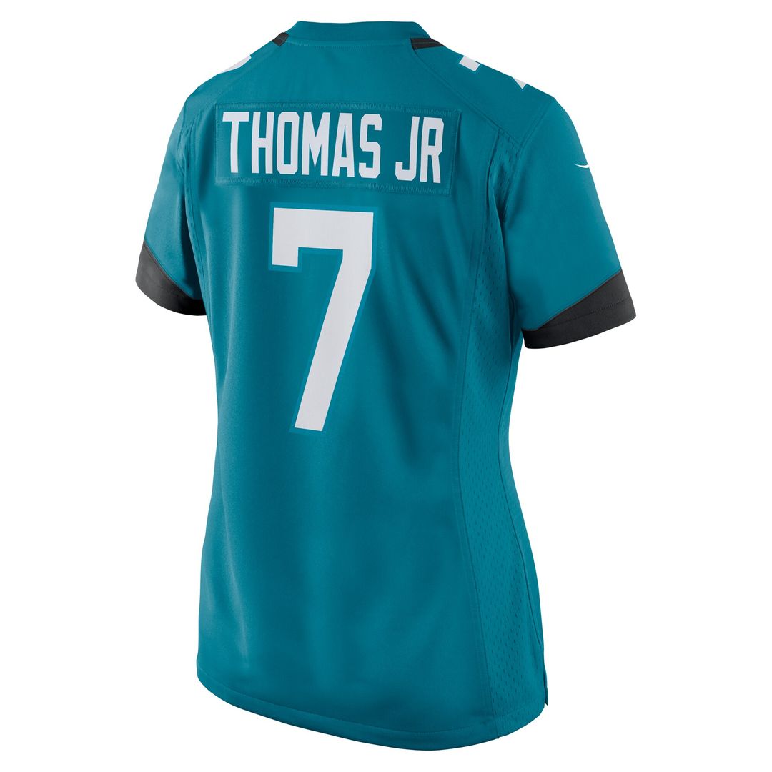 Brian Thomas Jr. Jacksonville Jaguars Nike Women's Game Jersey -  Teal