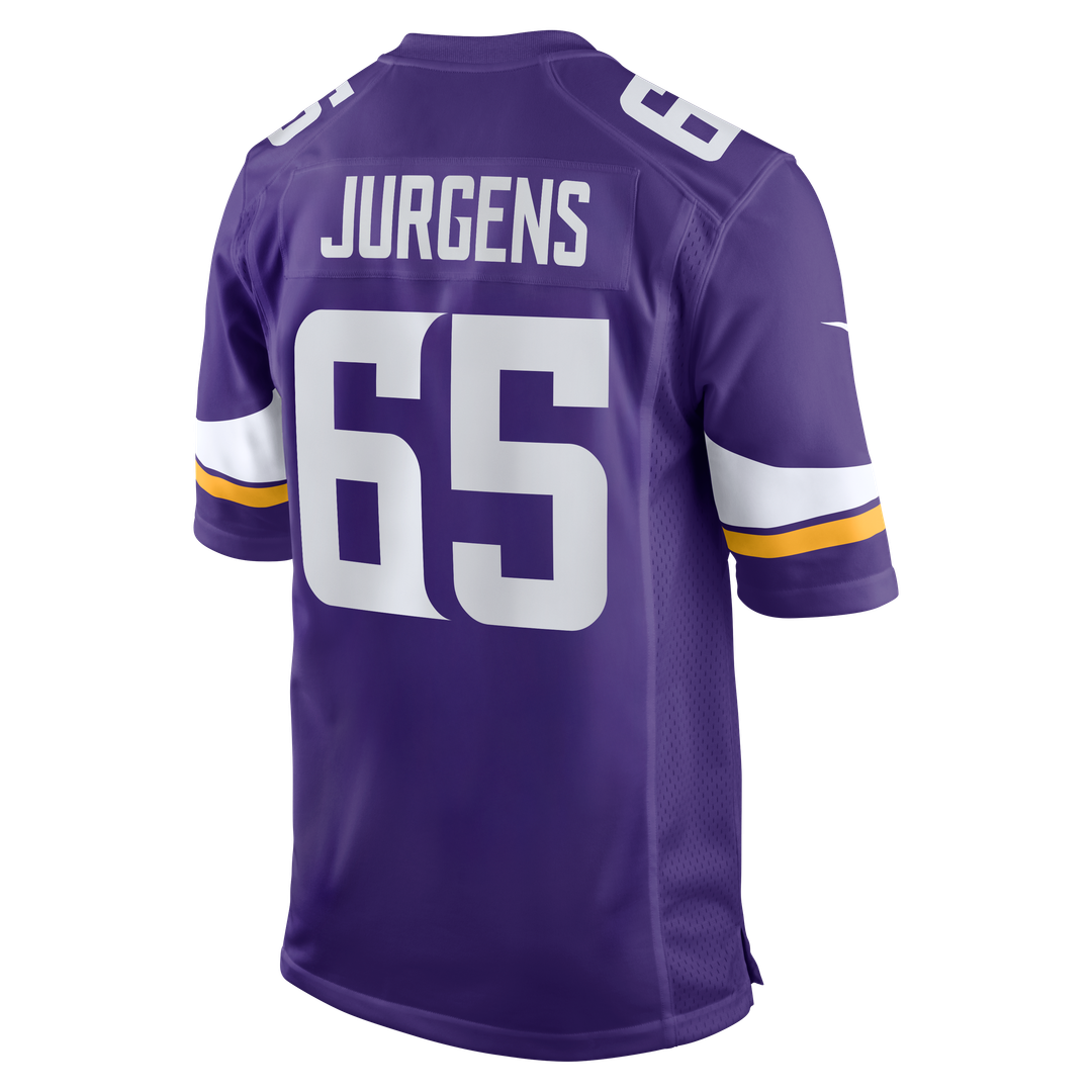 Michael Jurgens Minnesota Vikings Nike Game Jersey -  Purple