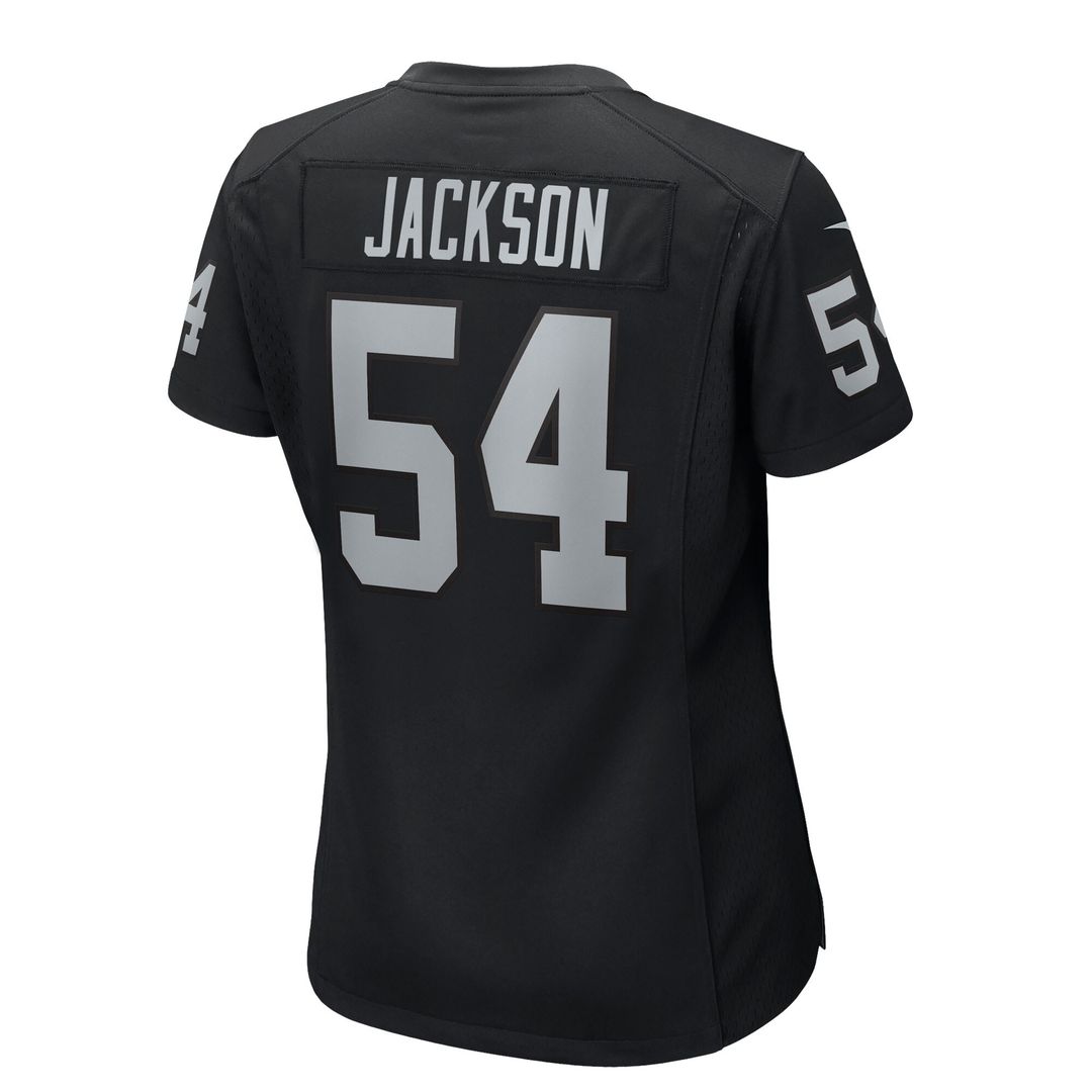 Brennan Jackson Las Vegas Raiders Nike Women's Team Game Jersey -  Black