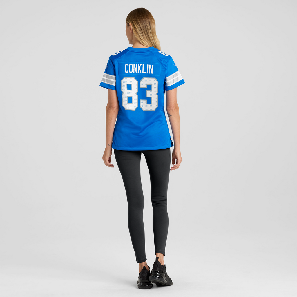 Tyler Conklin Detroit Lions Nike Women's Team Game Jersey -  Blue