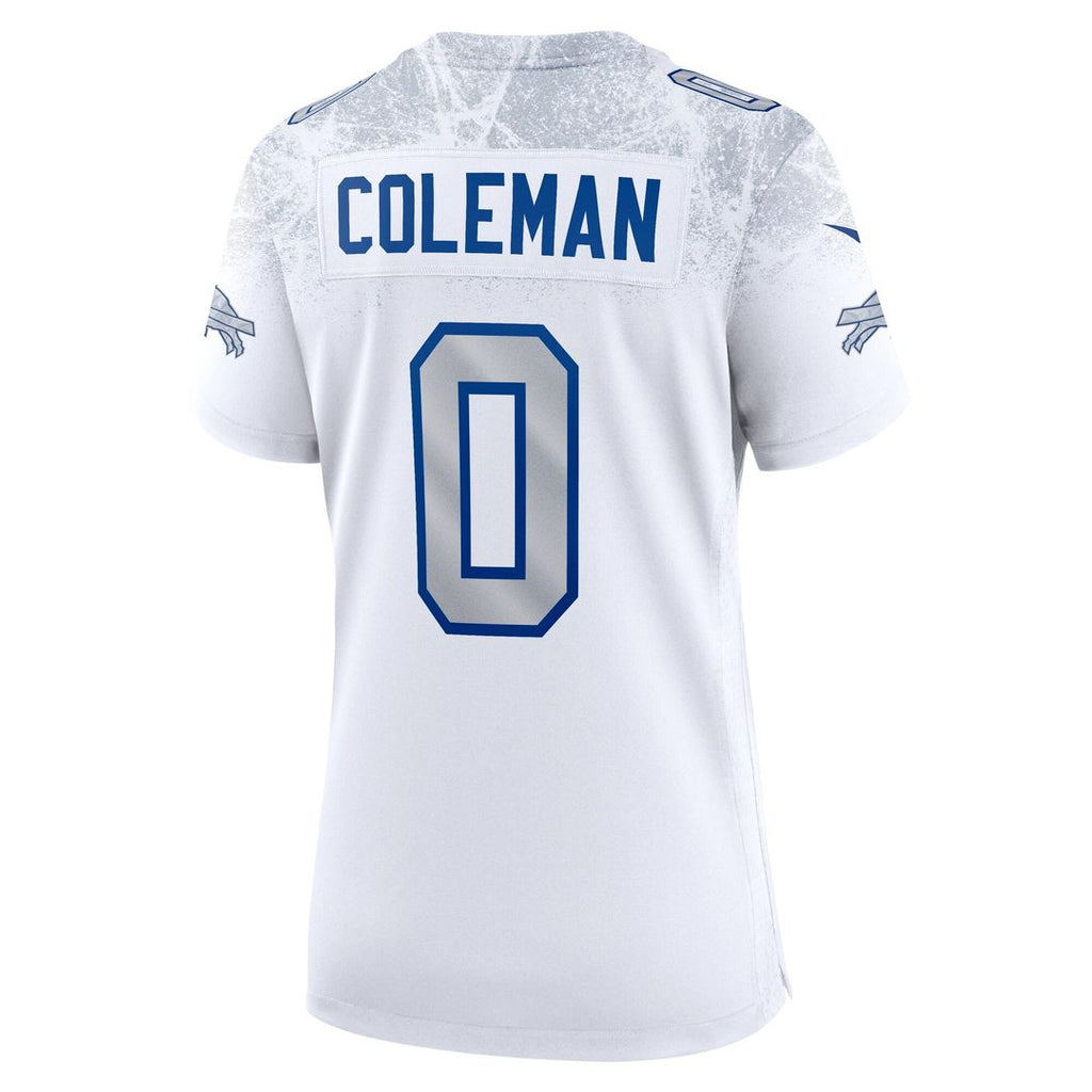 Keon Coleman Buffalo Bills Nike Women's 2025 Rivalries Collection Game Jersey - White