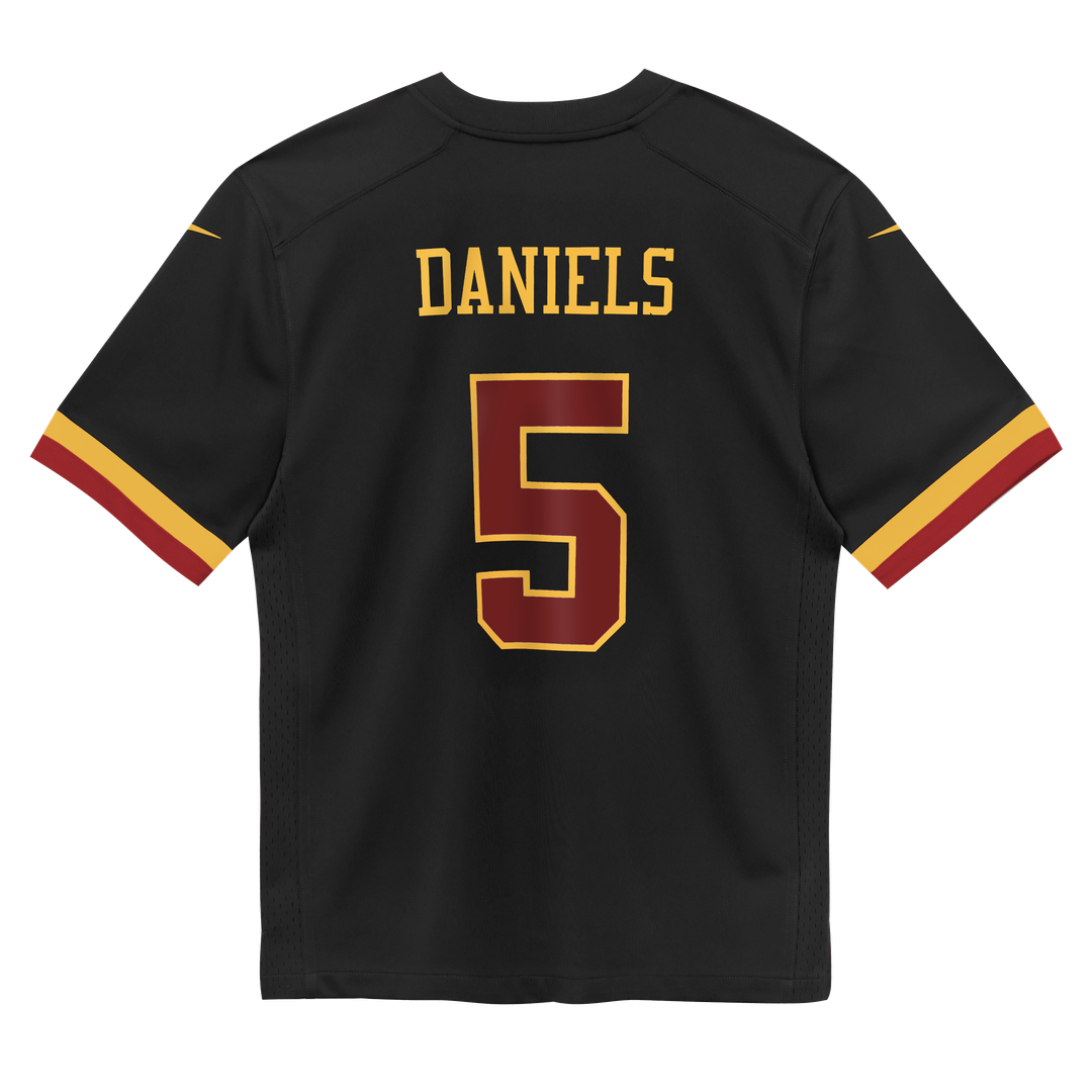 Jayden Daniels Washington Commanders Nike Toddler Alternate Game Jersey - Black