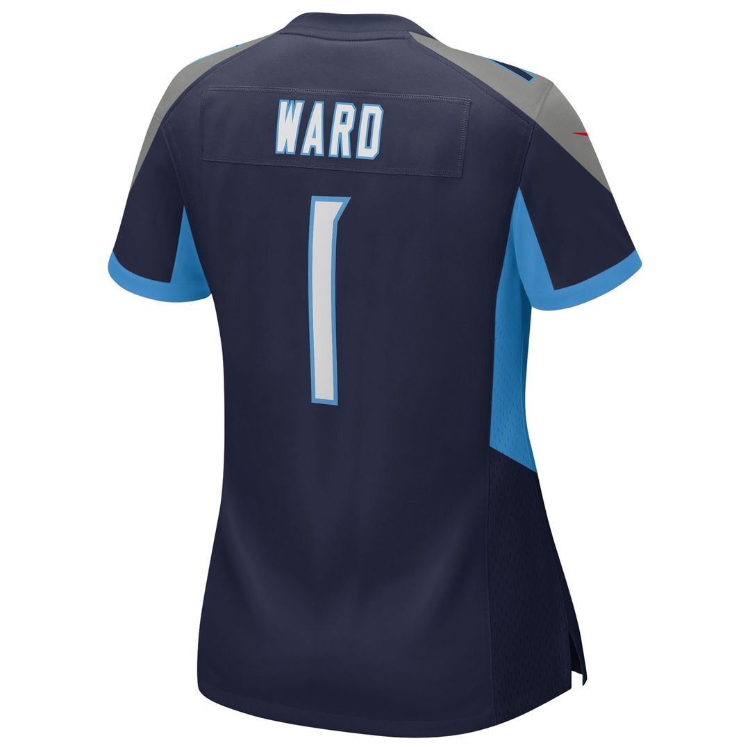 Cameron Ward Tennessee Titans Nike Women's Alternate Game Jersey - Navy