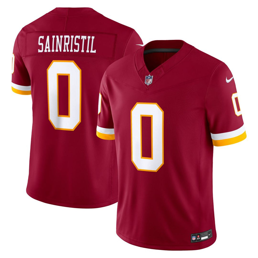 Mike Sainristil Washington Commanders Nike Team Vapor F.U.S.E. Stitched Limited Jersey - Burgundy
