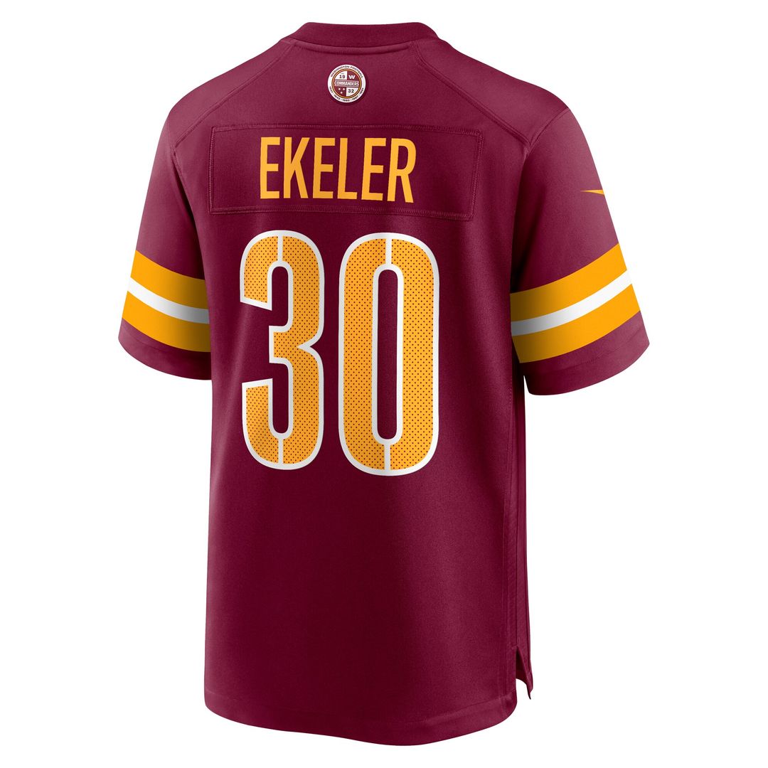 Austin Ekeler Washington Commanders Nike Game Super Bowl Era Jersey - White