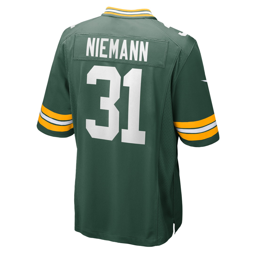 Nick Niemann Green Bay Packers Nike Team Game Jersey -  Green