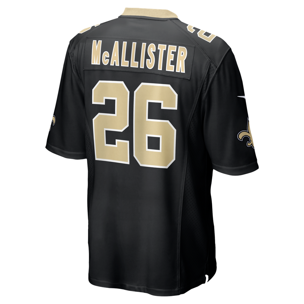 Deuce McAllister New Orleans Saints Nike Game Retired Player Jersey - Black