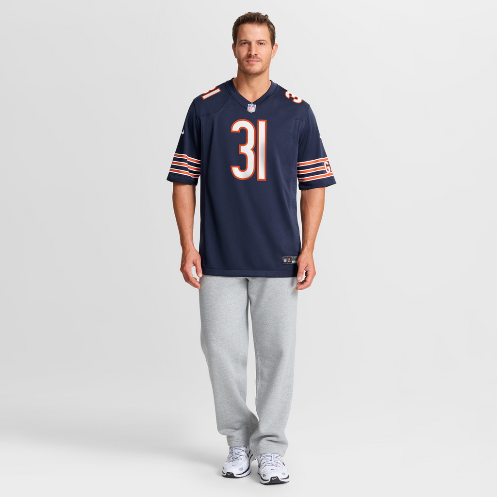 Dillon Thieneman Chicago Bears Nike 2026 NFL Draft First Round Pick No. 25 Team Game Jersey - Navy