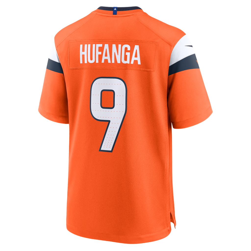 Talanoa Hufanga Denver Broncos Nike Team Game Jersey -  Orange