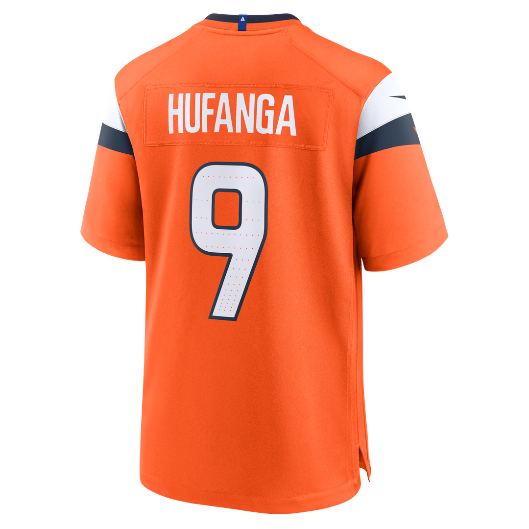 Talanoa Hufanga Denver Broncos Nike Team Game Jersey -  Orange