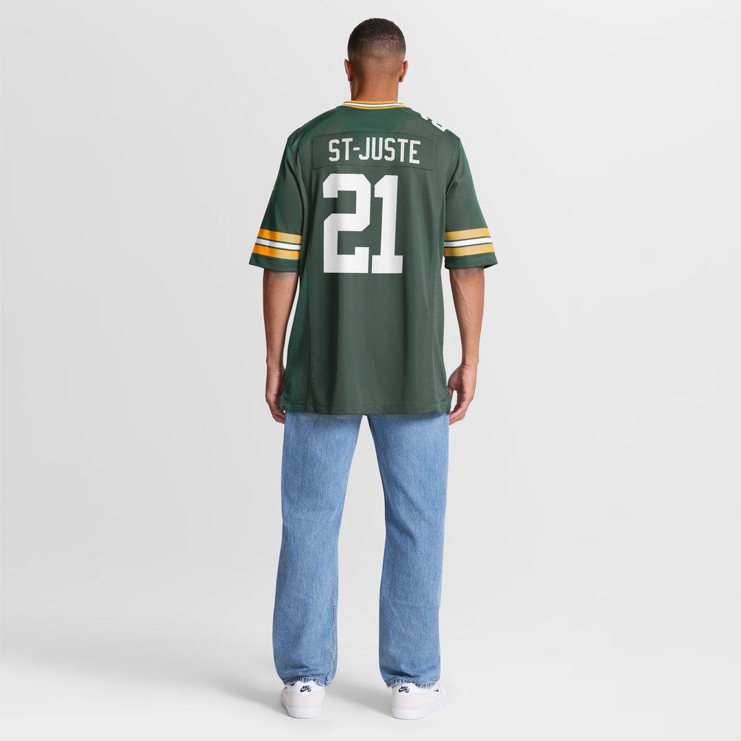 Benjamin St-Juste Green Bay Packers Nike Team Game Jersey -  Green
