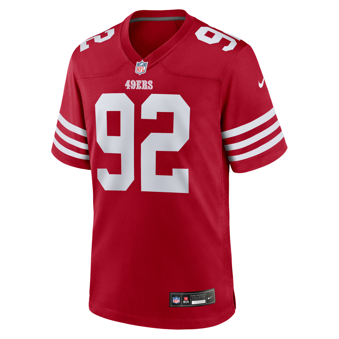 Osa Odighizuwa San Francisco 49ers Nike Team Game Jersey -  Scarlet