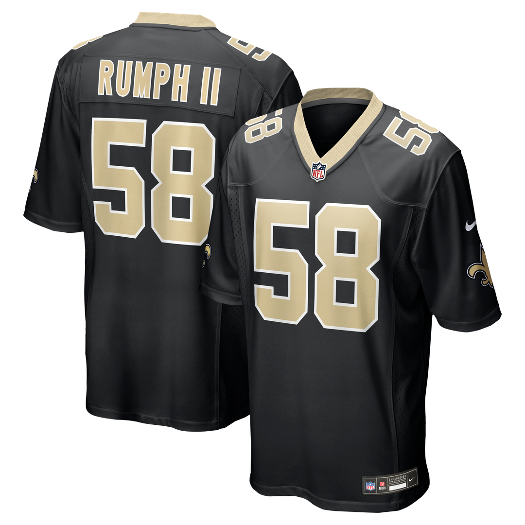 Chris Rumph II New Orleans Saints Nike Team Game Jersey -  Black
