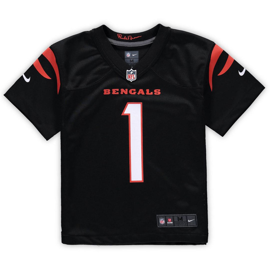 Ja'Marr Chase Cincinnati Bengals Nike Preschool Game Jersey - Black