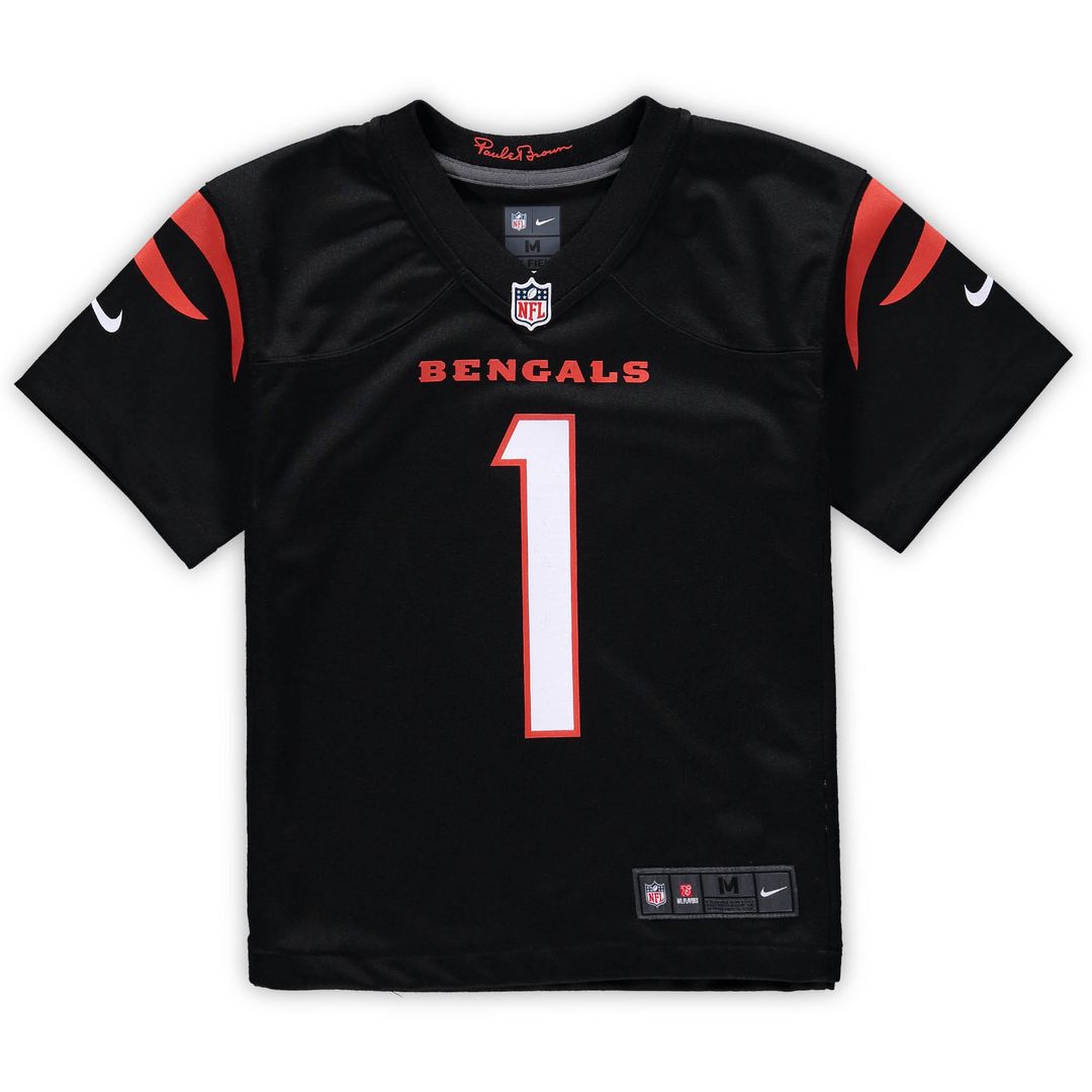 Ja'Marr Chase Cincinnati Bengals Nike Preschool Game Jersey - Black