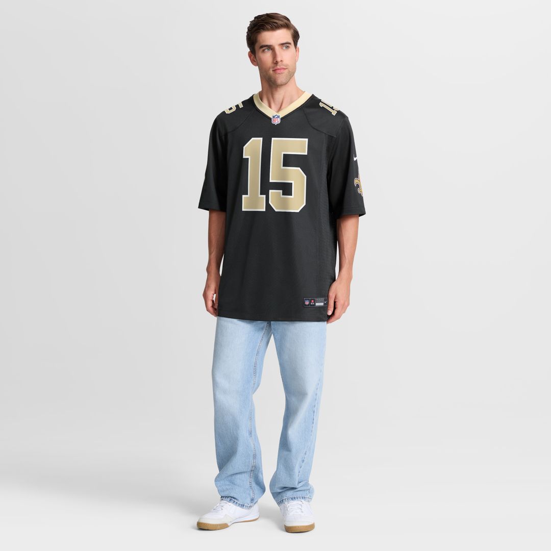 Mason Tipton New Orleans Saints Nike Team Game Jersey -  Black