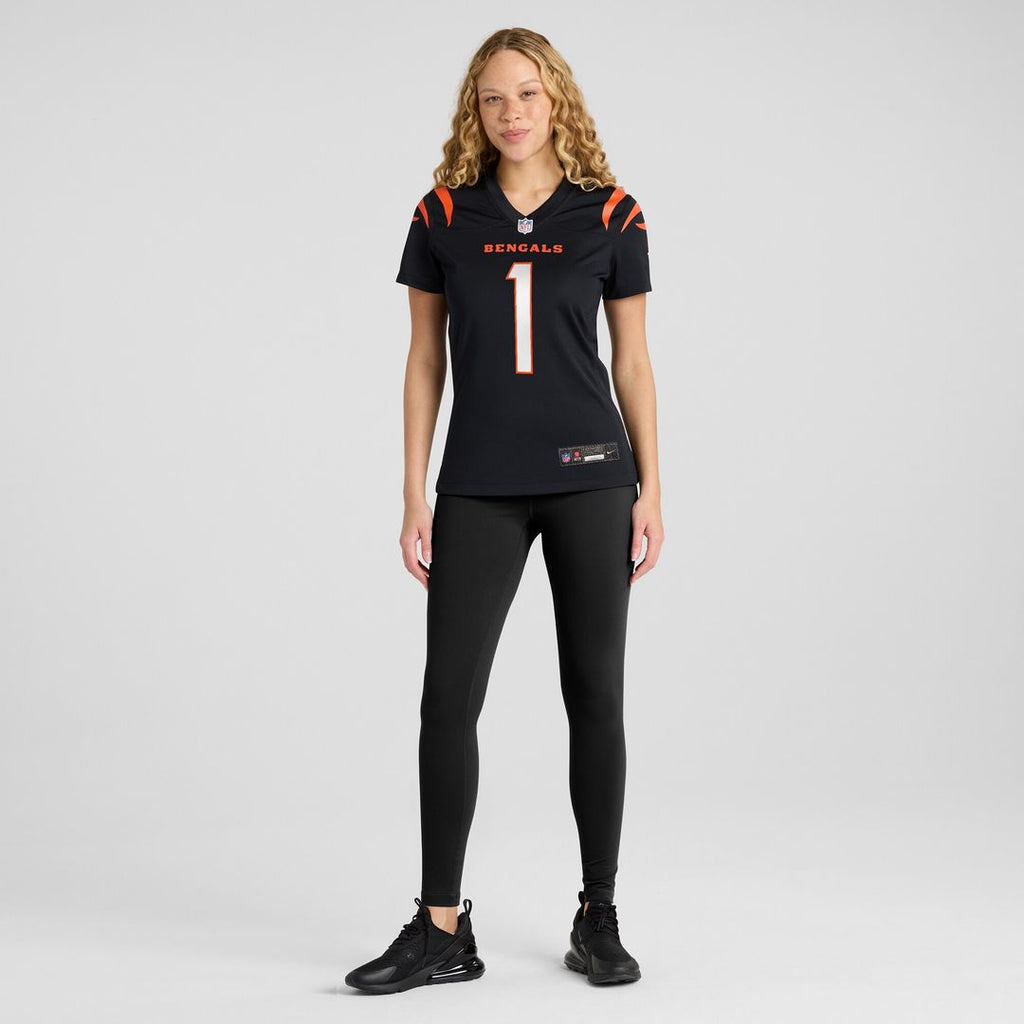 Number 1 Bride Cincinnati Bengals Nike Women's Game Jersey - Black