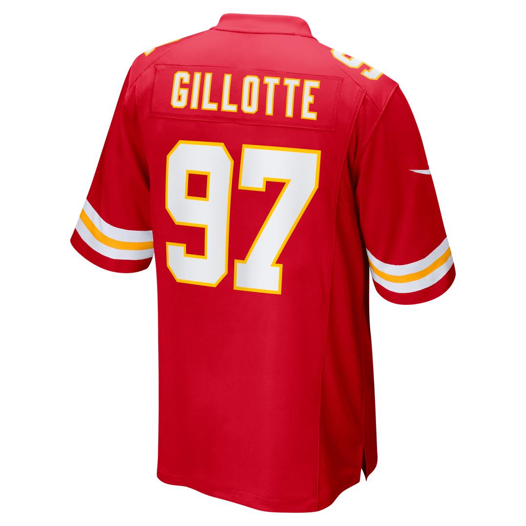 Ashton Gillotte Kansas City Chiefs Nike Team Game Jersey -  Red