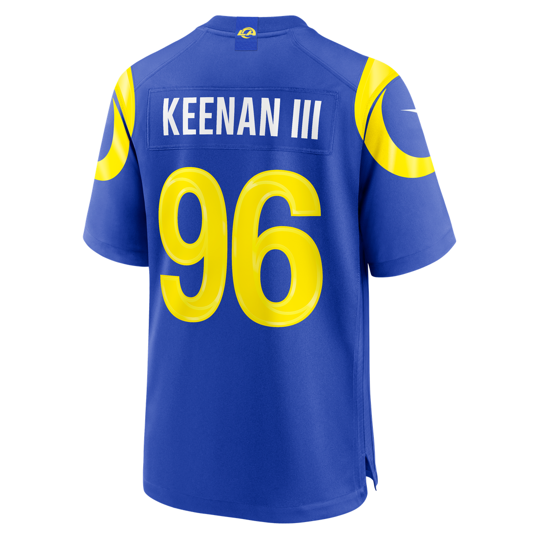 Tim Keenan III Los Angeles Rams Nike Team Game Jersey - Royal