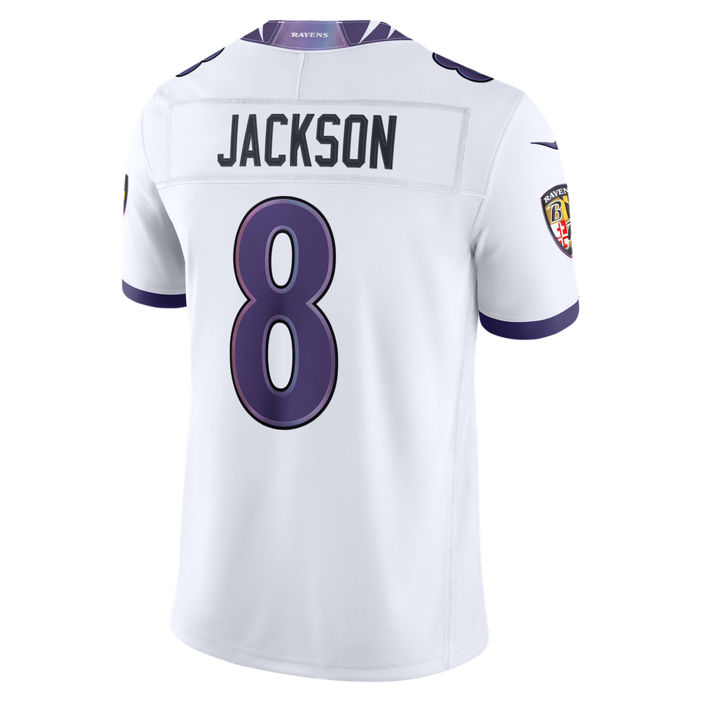 Lamar Jackson Baltimore Ravens Nike Vapor F.U.S.E. Stitched Limited Jersey - White