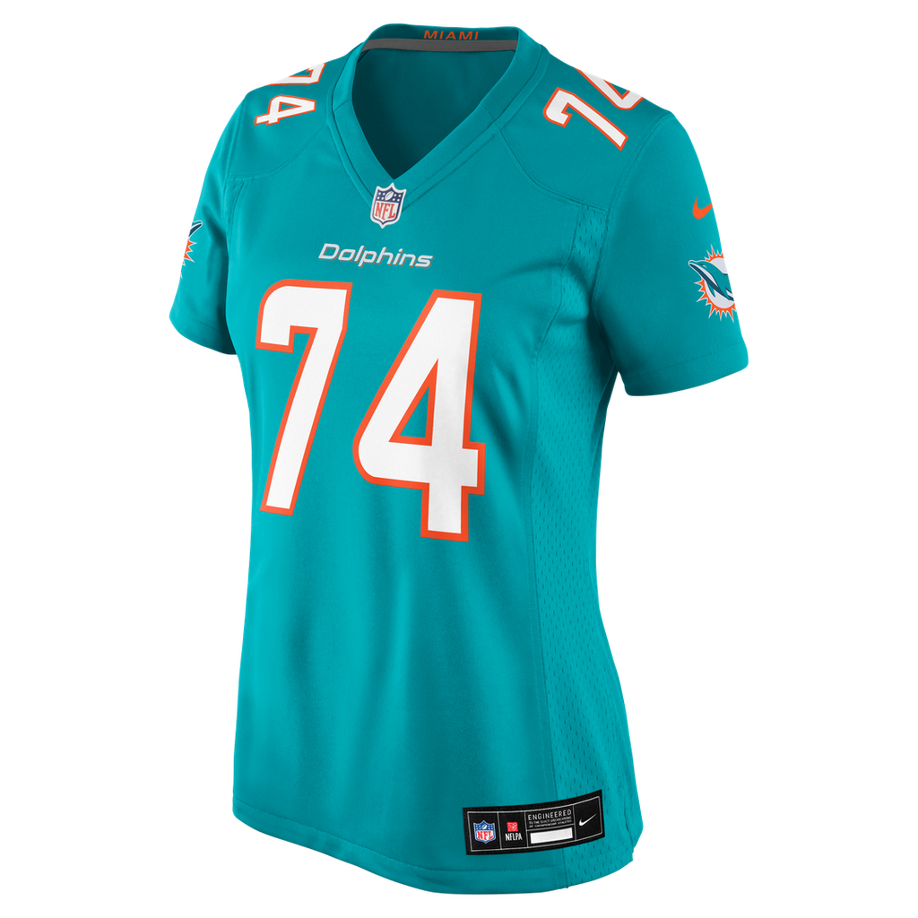 Kadyn Proctor Miami Dolphins Nike Women's Team Game Jersey - Aqua