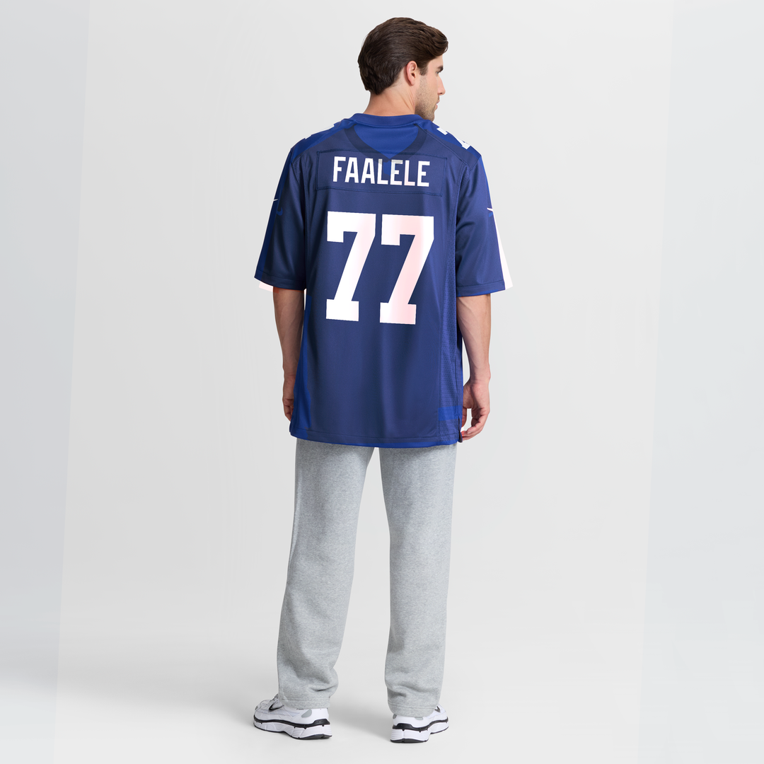 Daniel Faalele New York Giants Nike Team Game Jersey - Royal