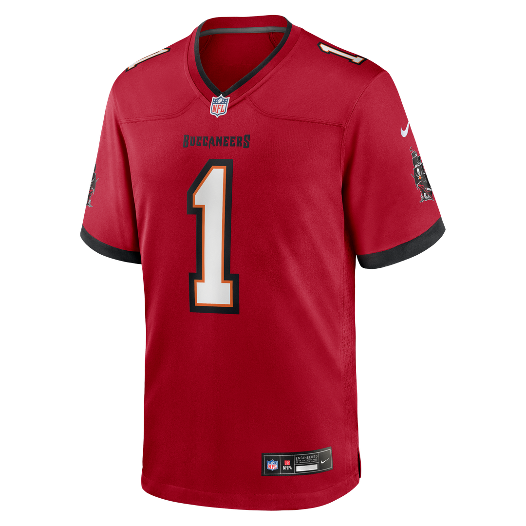 Number 1 Groom Tampa Bay Buccaneers Nike Game Jersey - Red