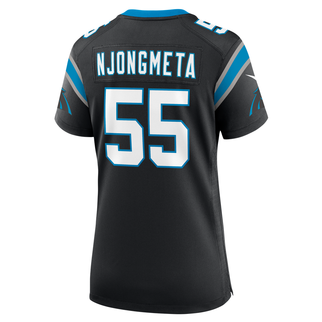 Maema Njongmeta Carolina Panthers Nike Women's Team Game Jersey -  Black