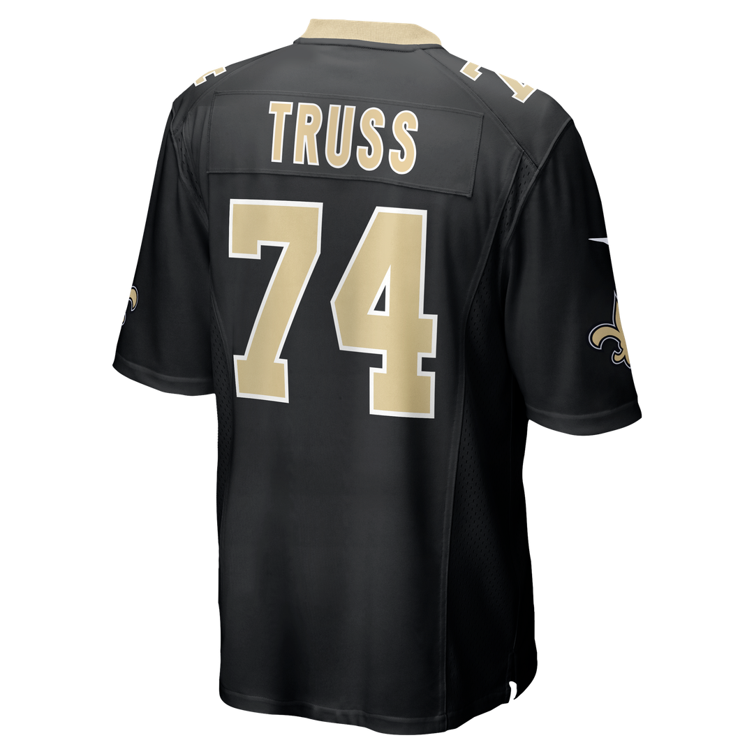 Xavier Truss New Orleans Saints Nike Team Game Jersey -  Black