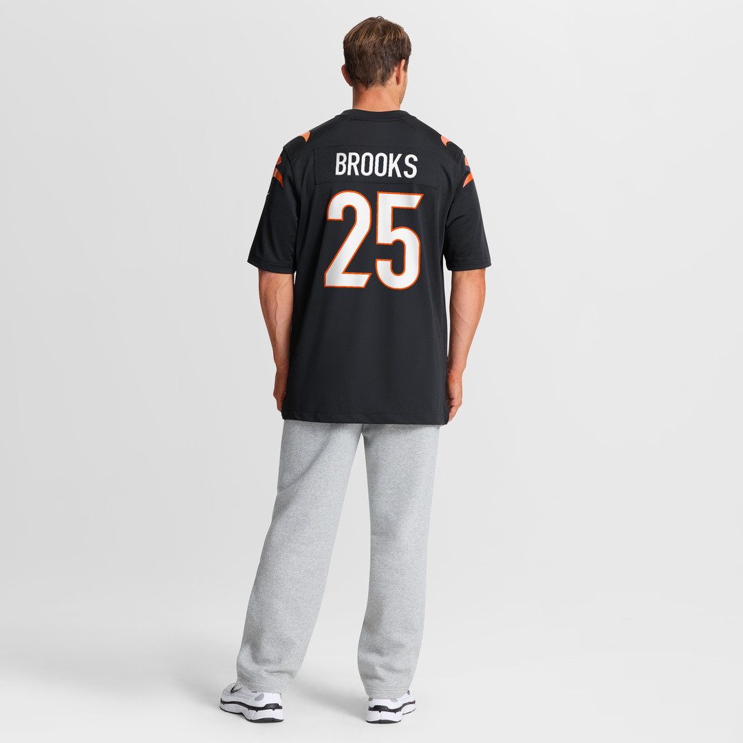 Tahj Brooks Cincinnati Bengals Nike Team Game Jersey -  Black