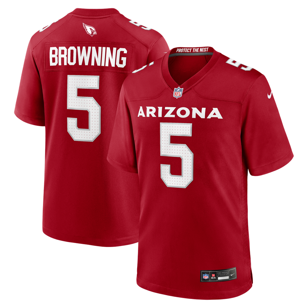 Baron Browning Arizona Cardinals Nike Team Game Jersey -  Cardinal