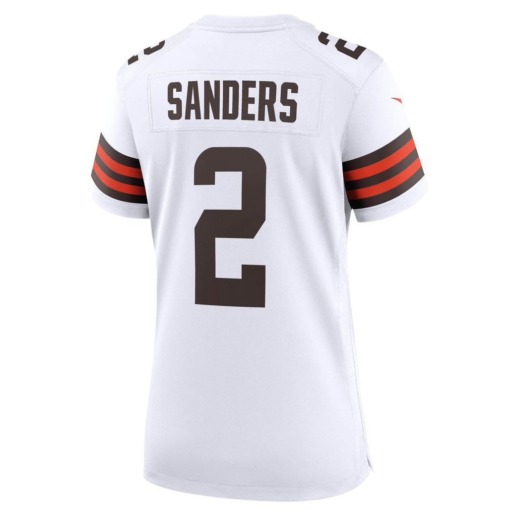 Shedeur Sanders Cleveland Browns Nike Women's Game Jersey - White