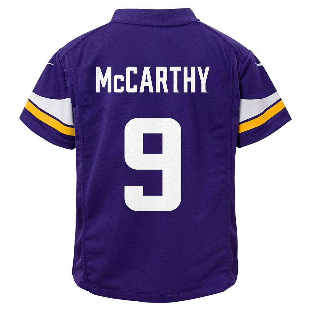 J.J. McCarthy Minnesota Vikings Nike Toddler Game Jersey - Purple