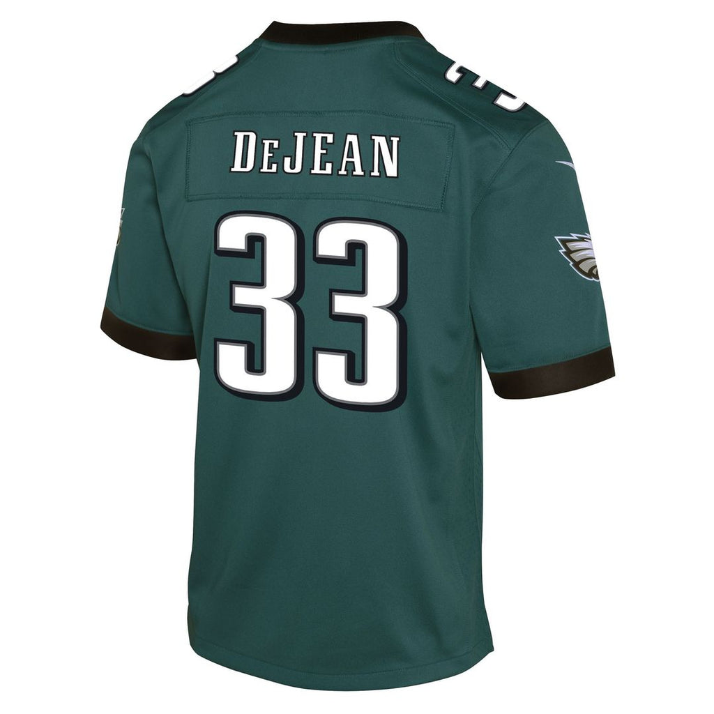 Cooper DeJean Philadelphia Eagles Nike Youth Game Player Jersey - Midnight Green