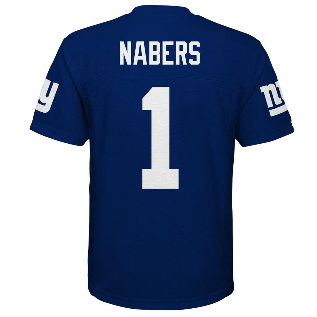 Malik Nabers New York Giants Youth Replica Player Jersey - Royal